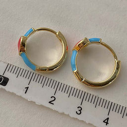 Серьги с замком кольцо арт. 13 3138 (id 273899) - Rada фото 3