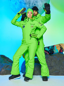 Женский сноубордический горнолыжный комбинезон Alpha Endless Aeternitas 223/2305 FAG - Салатовый  фото 46