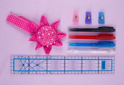 Gamma QRL-07 Линейка для пэчворка 10 см х 45 см в пакете пластик