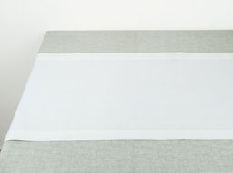 Дорожка 0560 "Атласная" 43*178 цв. белый