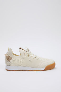 Trendyolmilla Shoes Bej Triko Erkek Bagc?kl? Yuruyus Spor Ayakkab? TAKSS25SN00017  фото 8