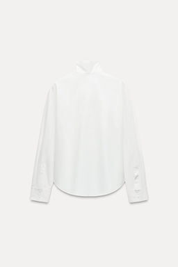 BOW BLOUSE ZW COLLECTION - Zara фото 8