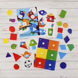Игрушка развивающая «Весёлые липучки. Блокнот. и, форма»