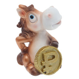 Фигурка декоративная "Лошадка", L4,5 W4,5 H6,5 см, 2в.