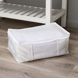 Кофр для хранения вещей LaDо́m, 45×30×20 см, белый