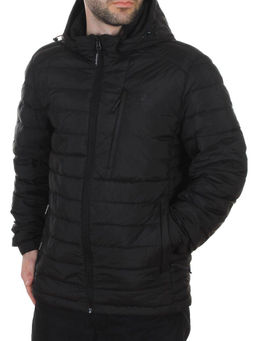 88045 BLACK Куртка мужская демисезонная (100 гр. холлофайбер)