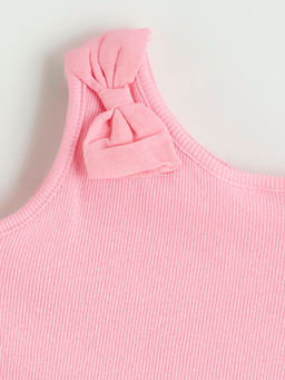 Kare Yaka Fiyonk Detayl? K?z ?ocuk Atlet