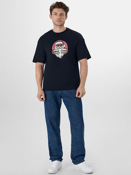 Футболка мужская черная с новогодним принтом - Mark formelle фото 3