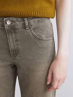 Straight Fit Kad?n Jean Pantolon Pantolon