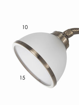 Люстра ЭкономСвет 28066/5AB, 5×40 Вт, E27, 54×52×28 см, бронзовая