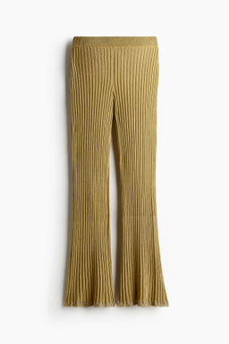 Pantalon brillante en punto de canale - H&m фото 7