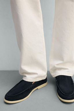 MOCAS?N PIEL CASUAL / Azul - Zara фото 3