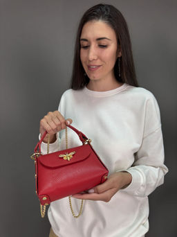 Сумка женская из телячьей кожи