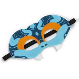 Карнавальный набор «Прикольная Змея», накидка, маска, синий