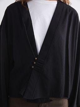 Kruvaze Yaka Oversize Kad?n Kimono