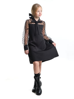Платье для девочки праздничное нарядная форма детская одежда UD 7848 черный - Mini maxi фото 10