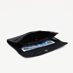 Кошелёк на кнопке, цвет чёрный - Simaland фото 3