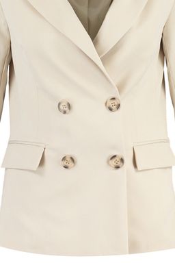 TRENDYOLMILLA Bej Regular Astarl? Kruvaze Kapama Dokuma Blazer Ceket TWOSS21CE0107  фото 12