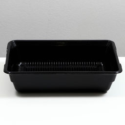 Туалет глубокий с сеткой 36×25×9 см, чёрный