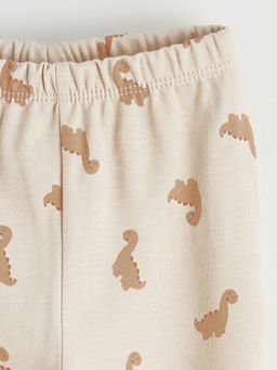 Dinazor Desenli Erkek Bebek Pantolon