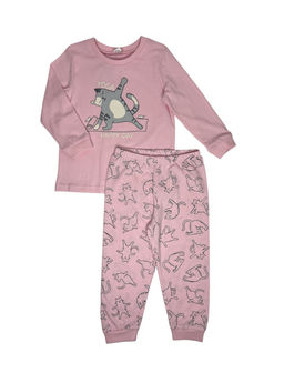 CRB wear / CWKG 50221-27K Пижама для девочки (джемпер, брюки), Розовый/ex. Cherubino