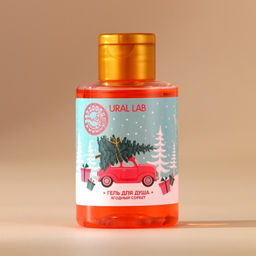 Цена за 2 шт. Гель для душа, аромат ягодного сорбета, 100 мл, URAL LAB