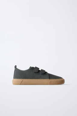 LEATHER STRAP BAREFOOT SNEAKERS - Zara фото 12