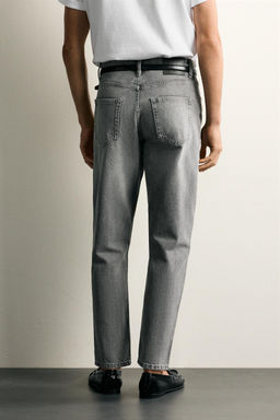 JEANS SLIM TAPERED FIT / Gris - Zara фото 3