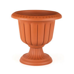 Кашпо на ножке Нергиза Serinova 47л терракотовый 58,9 х 58,9 х 41,1см (КРАССУЛА)