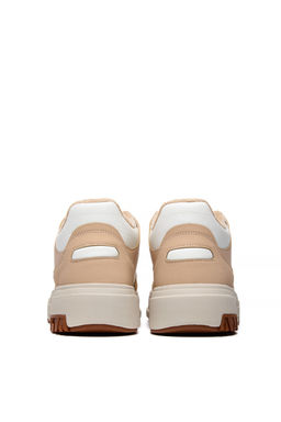 Кеды повседневные утепленные Бежевый/Коричневый A LOGO