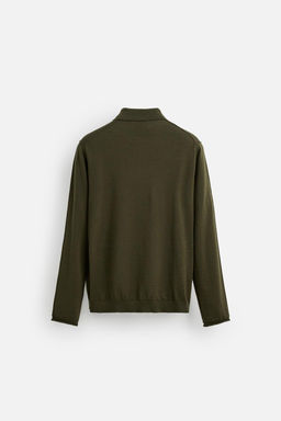 KNIT WOOL-COTTON POLO SHIRT - Zara фото 17