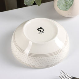 Салатник Доляна Уютные коты, 600 мл, d=15.5 см, белый  фото 8