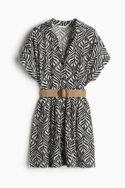 Vestido camisero con cinturon - H&m фото 7