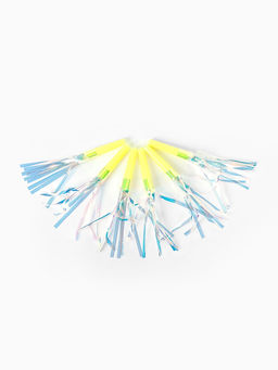 Цена за 3 шт. Карнавальный язычок "Твой день" жёлтый, набор 5 штук + 1 в подарок