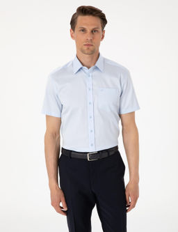 A__k Mavi Regular Fit Uzun Kollu Basic G_mlek