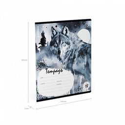 Цена за 10 шт. Тетрадь школьная ученическая ErichKrause Timber Wolf, 18 листов, клетка (в плёнке по 10 шт.)_MIX-PACK  фото 10