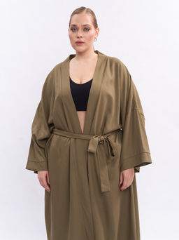 Кардиган льняной длинный TKA04052TBK58 - Артесса фото 3