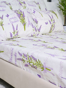 Простыня бязь - Лаванда 150х215