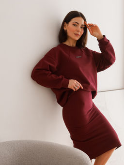 Юбка женская Pike, портвейн - Inzibe фото 3