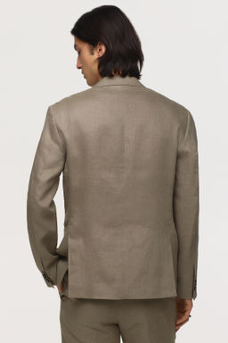 Americana de lino Slim Fit - H&m фото 7
