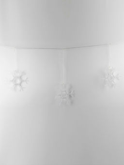 ULD-E1503-036/DTA BLUE IP20 SNOWFLAKES-1 Занавес светодиодный фигурный Снежинки-1, 1,5х0,3м. 6 подвесов. 36 светодиодов. Синий свет. Провод прозрачный. TM Uniel. - Volpe фото 2