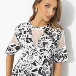 Платье комбинированное, Не по правилам (стиль) - Charutti фото 3