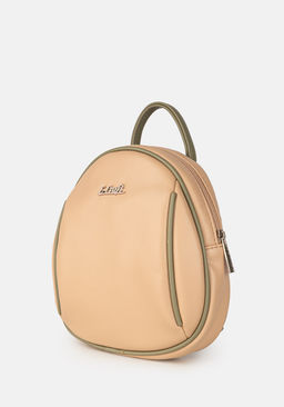 Рюкзак Модель №1466 | кожзам | гладкий | бежевый | Р924-5 | 32510 - L-craft фото 2
