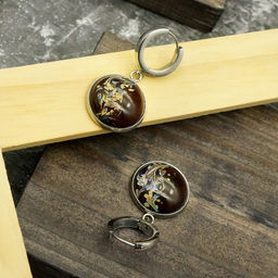 Серьги из муранского стекла