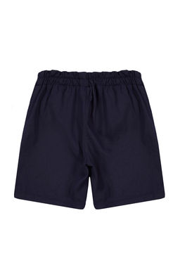 Lacivert Pamuklu Regular/Normal Kal?p Orme Gabardin K?z Cocuk Okul Sort Etek TKDAW25ET00001 - Trendyolmilla фото 9