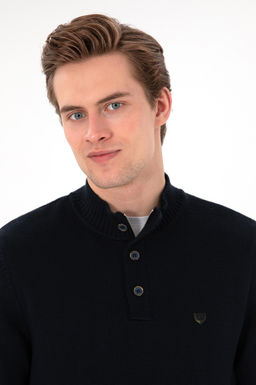 Erkek Lacivert Kazak