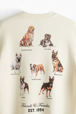 Sudadera con estampado Loose Fit - H&m фото 8