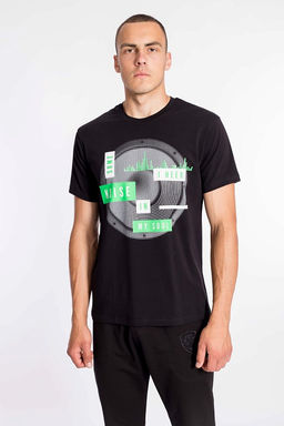 Футболка М12104Пб Черный - Елена фото 4