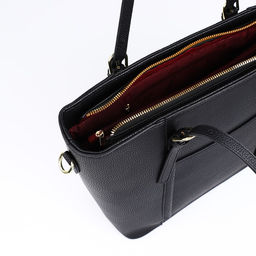 Сумка-шопер на молнии, цвет чёрный - Simaland фото 10