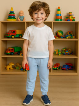 Штанишки детские голубые